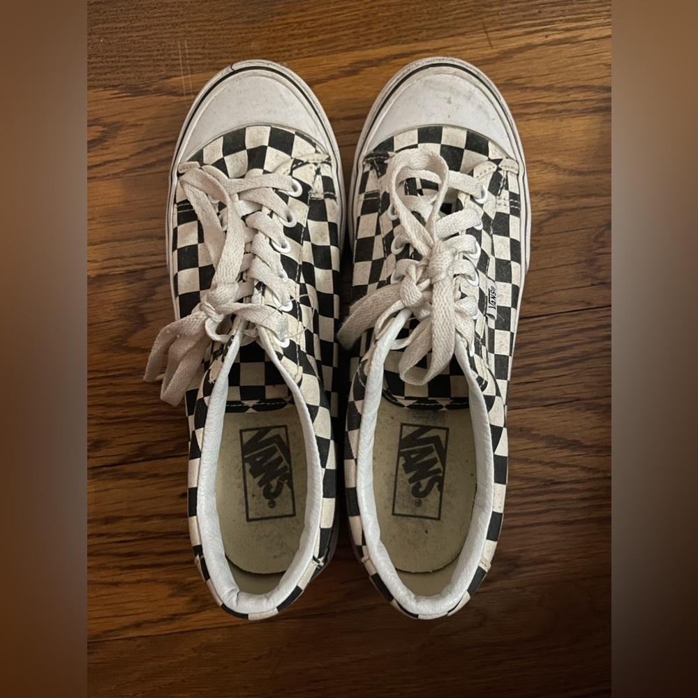 Checkered Vans